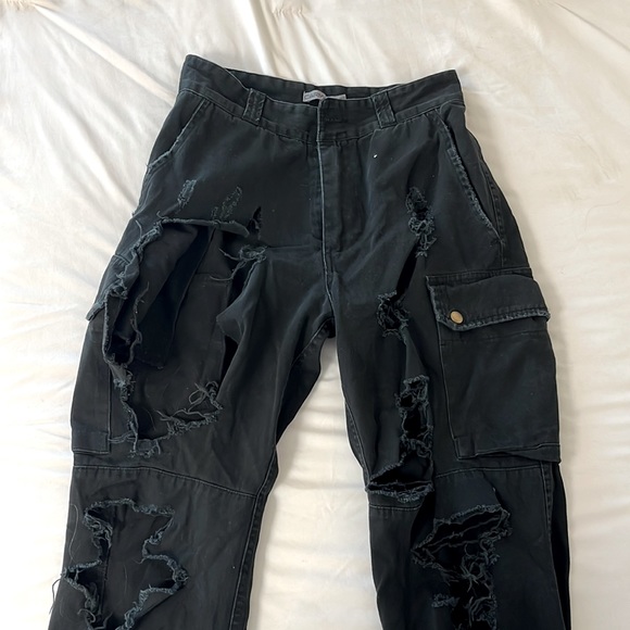 LF Distressed Cargo Pant - Picture 1 of 5
